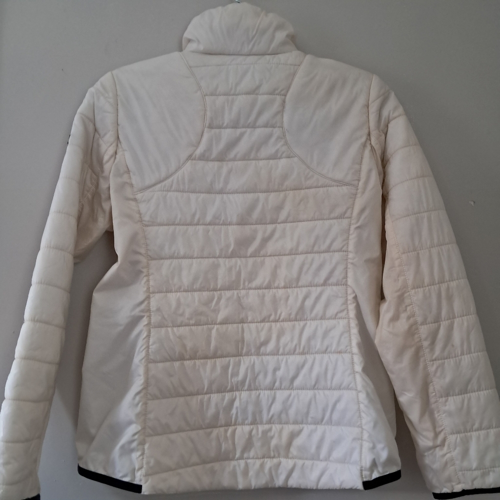 Michael Kors Women's White Quilted Puffer Jacket - Picture 2 of 5